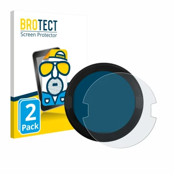 Face avant d’un emballage produit avec le logo de la marque BROTECT. À côté, l’appareil OOONO P-DISC NO2 est représenté avec l