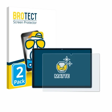Face avant d’un emballage produit avec le logo de la marque BROTECT. À côté, l’appareil Biegedy B25 10.1
