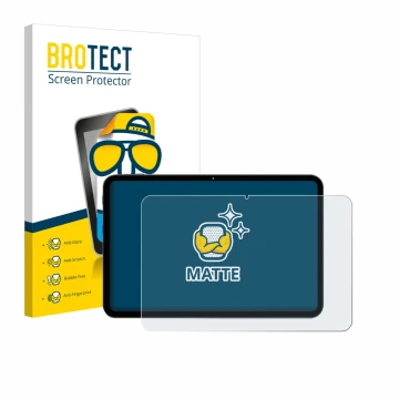 Face avant d’un emballage produit avec le logo de la marque BROTECT. À côté, l’appareil VekfulPC T60 Pro 13.4