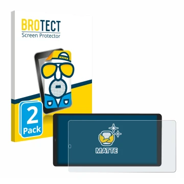 Face avant d’un emballage produit avec le logo de la marque BROTECT. À côté, l’appareil Shelly Wall Display X2 est représenté 