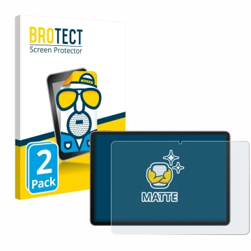 Face avant d’un emballage produit avec le logo de la marque BROTECT. À côté, l’appareil Huawei MatePad 11.5