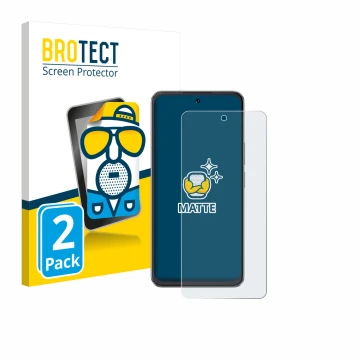 Face avant d’un emballage produit avec le logo de la marque BROTECT. À côté, l’appareil Cubot Note 60 est représenté avec la p