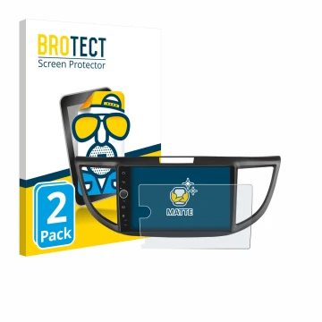 Face avant d’un emballage produit avec le logo de la marque BROTECT. À côté, l’appareil Joying Car Radio 9