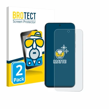 Face avant d’un emballage produit avec le logo de la marque BROTECT. À côté, l’appareil OnePlus Turbo 6V est représenté avec l