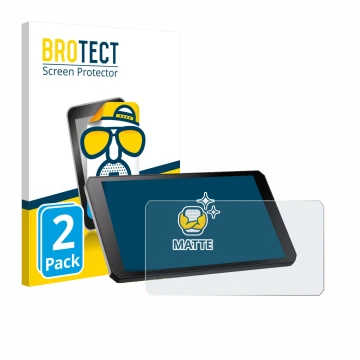 Face avant d’un emballage produit avec le logo de la marque BROTECT. À côté, l’appareil RiderNav R7M est représenté avec la pr