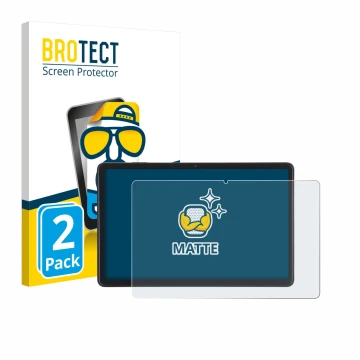 Face avant d’un emballage produit avec le logo de la marque BROTECT. À côté, l’appareil Acepad A171 10.4