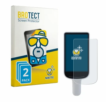 Face avant d’un emballage produit avec le logo de la marque BROTECT. À côté, l’appareil Datalogic Joya Smart & Smart+ est repr