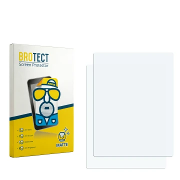 Face avant d’un emballage produit avec le logo de la marque BROTECT. À côté se trouve la protection d’écran correspondante.