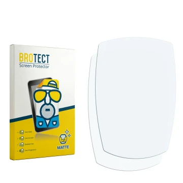 Face avant d’un emballage produit avec le logo de la marque BROTECT. À côté se trouve la protection d’écran correspondante.