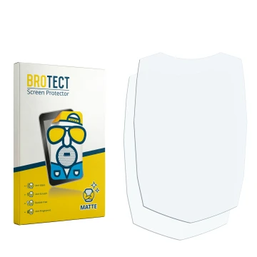 Face avant d’un emballage produit avec le logo de la marque BROTECT. À côté se trouve la protection d’écran correspondante.