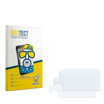 Face avant d’un emballage produit avec le logo de la marque BROTECT. À côté se trouve la protection d’écran correspondante.