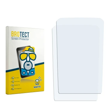 Face avant d’un emballage produit avec le logo de la marque BROTECT. À côté se trouve la protection d’écran correspondante.