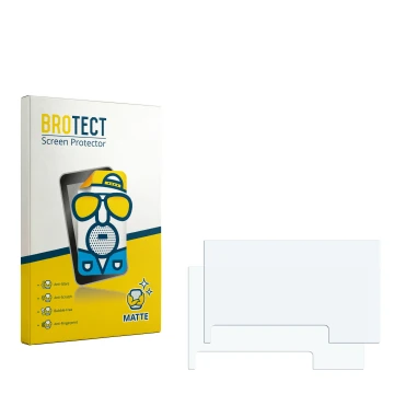 Face avant d’un emballage produit avec le logo de la marque BROTECT. À côté se trouve la protection d’écran correspondante.