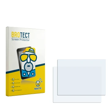 Face avant d’un emballage produit avec le logo de la marque BROTECT. À côté se trouve la protection d’écran correspondante.
