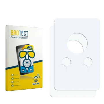 Face avant d’un emballage produit avec le logo de la marque BROTECT. À côté se trouve la protection d’écran correspondante.
