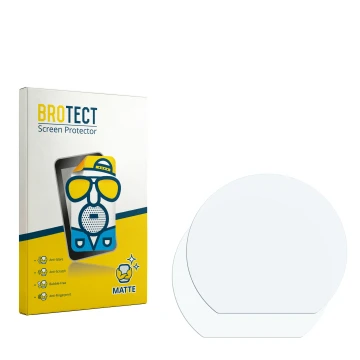 Face avant d’un emballage produit avec le logo de la marque BROTECT. À côté se trouve la protection d’écran correspondante.