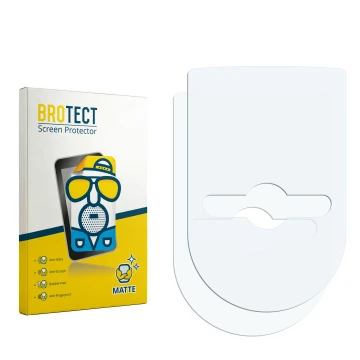 Face avant d’un emballage produit avec le logo de la marque BROTECT. À côté se trouve la protection d’écran correspondante.
