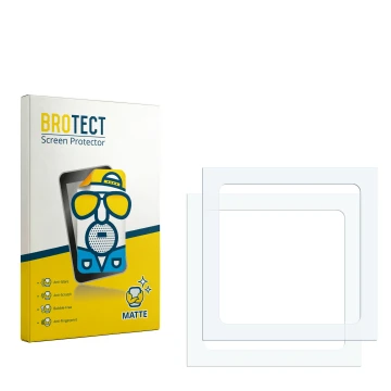Face avant d’un emballage produit avec le logo de la marque BROTECT. À côté se trouve la protection d’écran correspondante.
