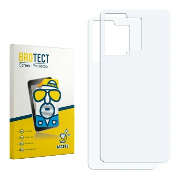 Face avant d’un emballage produit avec le logo de la marque BROTECT. À côté se trouve la protection d’écran correspondante.