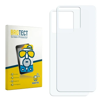 Face avant d’un emballage produit avec le logo de la marque BROTECT. À côté se trouve la protection d’écran correspondante.