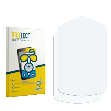 Face avant d’un emballage produit avec le logo de la marque BROTECT. À côté se trouve la protection d’écran correspondante.
