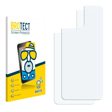 Face avant d’un emballage produit avec le logo de la marque BROTECT. À côté se trouve la protection d’écran correspondante.