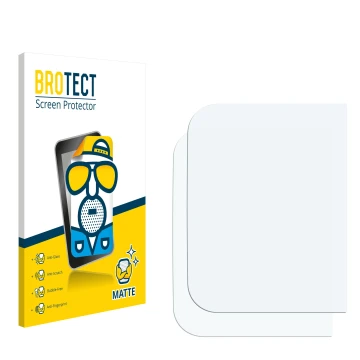 Face avant d’un emballage produit avec le logo de la marque BROTECT. À côté se trouve la protection d’écran correspondante.
