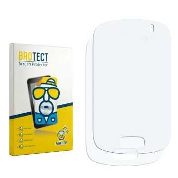 Face avant d’un emballage produit avec le logo de la marque BROTECT. À côté se trouve la protection d’écran correspondante.