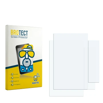 Face avant d’un emballage produit avec le logo de la marque BROTECT. À côté se trouve la protection d’écran correspondante.