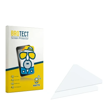 Face avant d’un emballage produit avec le logo de la marque BROTECT. À côté se trouve la protection d’écran correspondante.