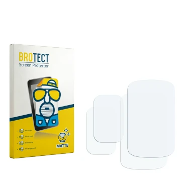 Face avant d’un emballage produit avec le logo de la marque BROTECT. À côté se trouve la protection d’écran correspondante.