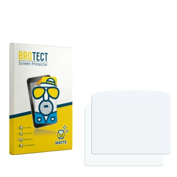 Face avant d’un emballage produit avec le logo de la marque BROTECT. À côté se trouve la protection d’écran correspondante.