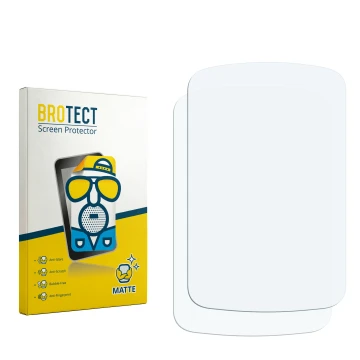 Face avant d’un emballage produit avec le logo de la marque BROTECT. À côté se trouve la protection d’écran correspondante.