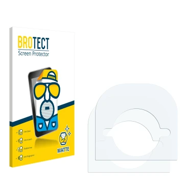 Face avant d’un emballage produit avec le logo de la marque BROTECT. À côté se trouve la protection d’écran correspondante.