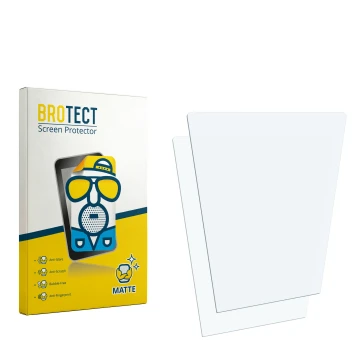 Face avant d’un emballage produit avec le logo de la marque BROTECT. À côté se trouve la protection d’écran correspondante.