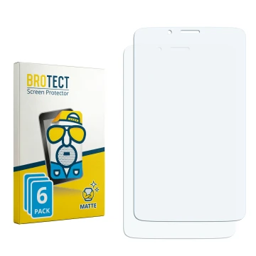 Face avant d’un emballage produit avec le logo de la marque BROTECT. À côté se trouve la protection d’écran correspondante.