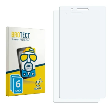Face avant d’un emballage produit avec le logo de la marque BROTECT. À côté se trouve la protection d’écran correspondante.