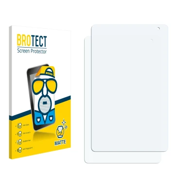 Face avant d’un emballage produit avec le logo de la marque BROTECT. À côté se trouve la protection d’écran correspondante.