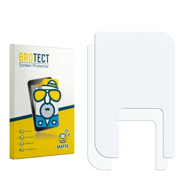 Face avant d’un emballage produit avec le logo de la marque BROTECT. À côté se trouve la protection d’écran correspondante.