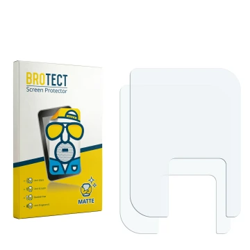Face avant d’un emballage produit avec le logo de la marque BROTECT. À côté se trouve la protection d’écran correspondante.