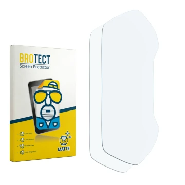 Face avant d’un emballage produit avec le logo de la marque BROTECT. À côté se trouve la protection d’écran correspondante.