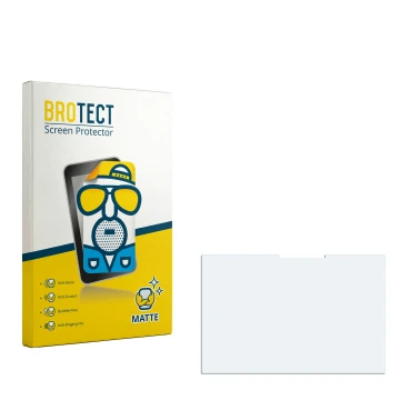 Face avant d’un emballage produit avec le logo de la marque BROTECT. À côté se trouve la protection d’écran correspondante.