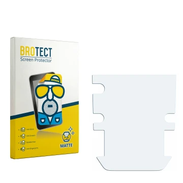 Face avant d’un emballage produit avec le logo de la marque BROTECT. À côté se trouve la protection d’écran correspondante.
