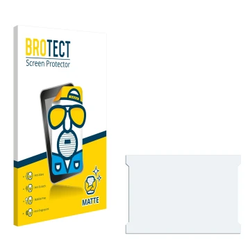 Face avant d’un emballage produit avec le logo de la marque BROTECT. À côté se trouve la protection d’écran correspondante.
