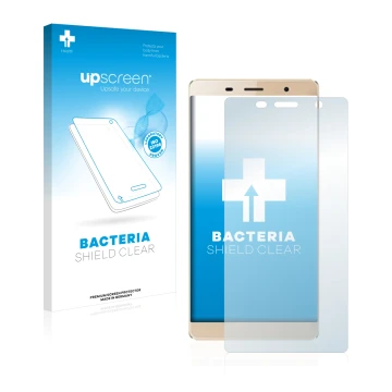 Face avant d’un emballage produit avec le logo de la marque upscreen. À côté, l’appareil Milai M8 Max est représenté avec la p