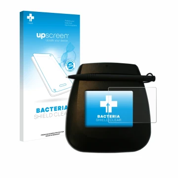 Face avant d’un emballage produit avec le logo de la marque upscreen. À côté, l’appareil ePadLink ePad Ink est représenté avec