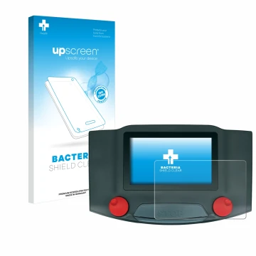 Face avant d’un emballage produit avec le logo de la marque upscreen. À côté, l’appareil Märklin Central Station 3 est représe