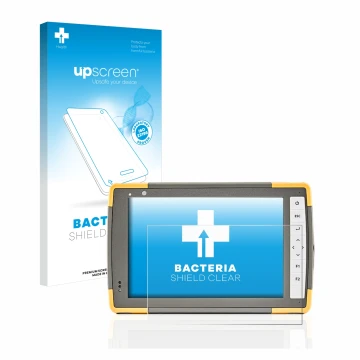 Face avant d’un emballage produit avec le logo de la marque upscreen. À côté, l’appareil Topcon FC-5000 est représenté avec la