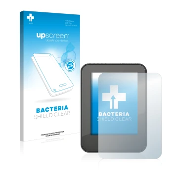 Face avant d’un emballage produit avec le logo de la marque upscreen. À côté, l’appareil Neodrives neoMMI Z20 est représenté a