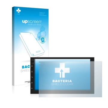 Face avant d’un emballage produit avec le logo de la marque upscreen. À côté, l’appareil Phonocar MediaStation 2Din est représ